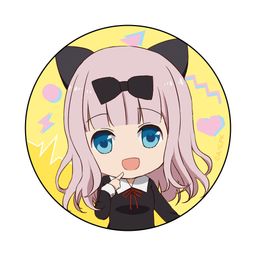 Kaguya-sama: Love is War Can Badge Fujiwara Chika Deformed Ver.