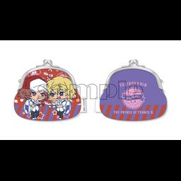 New The Prince of Tennis Gamaguchi Pouch -in SHOPPING- F Kai Yujiro & Hirakoba Rin