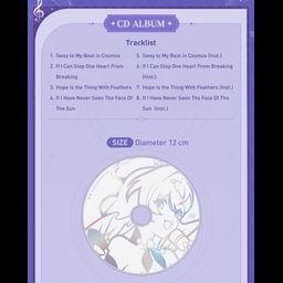 Robin Physical CD Album 