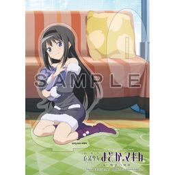 Puella Magi Madoka Magica the Movie New Feature: Rebellion Original Illustration Acrylic Stand Homura / Room Wear