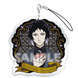 Bungou Stray Dogs DEAD APPLE Capsule Acrylic Strap Akutagawa Ryunosuke