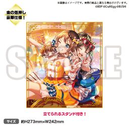 NO GIRL NO CRY Poppin'Party Shikishi Saaya Yamabuki