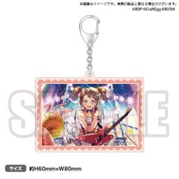 NO GIRL NO CRY Poppin'Party acrylic key chain Toyama Kasumi