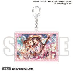 NO GIRL NO CRY Poppin'Party acrylic key chain Rimi Ushigome