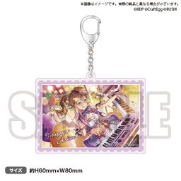 NO GIRL NO CRY Poppin'Party acrylic key chain Arisa Ichigaya