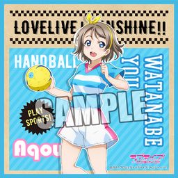 Love Live! Sunshine!! Microfiber Mini Towel Sports Ver. Watanabe You