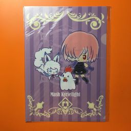 Fate X LAWSON A4 Clear File Mash Kyrielight Design Produced By Sanrio