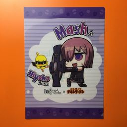 Fate X Chicken Ramen A4 Clear File Mash Kyrielight