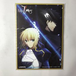 Fate / Zero X LAWSON Mini Shikishi Saber & Emiya Kiritsugu