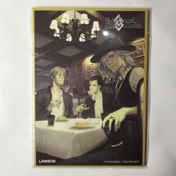 Fate / Grand Order X LAWSON Mini Shikishi Antonio Salieri, Sherlock Holmes, Edmond Dantes