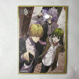 Fate / Grand Order X LAWSON Mini Shikishi Gilgamesh, Enkidu, Merlin
