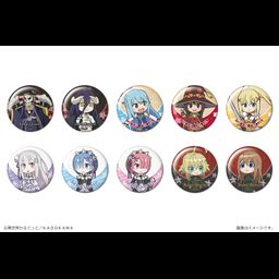 Isekai Quartet Trading Can Badge [SET OF 10]
