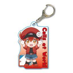 Cells at Work! Banzai Acrylic Key Chain Red Blood Cell