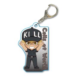 Cells at Work! Banzai Acrylic Key Chain Killer T Cell