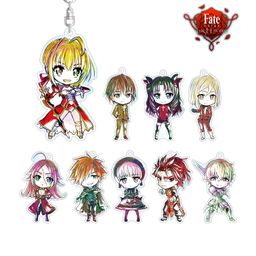 Fate/EXTRA Last Encore Trading Deformed Ani-Art Acrylic Key Chain [SET OF 9]