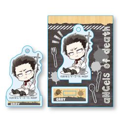 Satsuriku no Tenshi Gochi Chara Mini Stand Gray