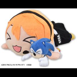 Hyper Jumbo Nesoberi Nuigurumi Plush Rin Hoshizora & Sonic