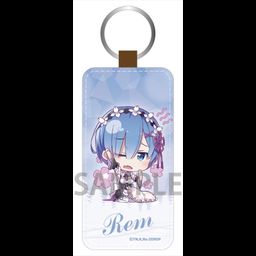 Re:Zero kara Hajimeru Isekai Seikatsu Leather Key Chain Rem Osuwari Ver ...
