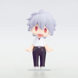 [US Anime Expo 2024 Exclusive] HELLO! GOOD SMILE Nagisa Kaworu - School Uniform Ver. Evangelion (10cm)