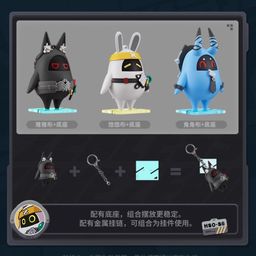 Asaboo Bangboo Standee Series Keychain Figure Mascot - Zenless Zone ...