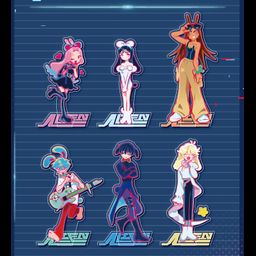 Hyuna Rabbit Series Acrylic Licensing & Card - ALIEN STAGE | Kyou Hobby ...