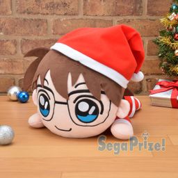 Mega Jumbo Nesoberi Plush Edogawa Conan - Christmas Ver. (40X22cm)