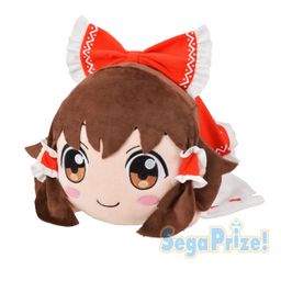 Mega Jumbo Nesoberi Plush Hakurei Reimu (40X22cm)