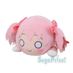 Mega Jumbo Nesoberi Plush Kaname Madoka (40X22cm)