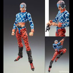 Super Action Statue Guido Mista and Sex Pistols - Hirohiko Araki Specified Color