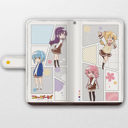 Comic Girls Book Type Smartphone Case SD Chara (L Size)