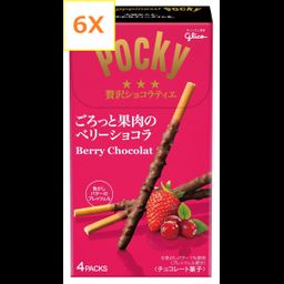 Pocky Berry Chocolate(Isi 6pack)