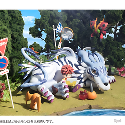[Set of 2] GEM G.E.M. Series Figure Ishida Yamato & Garurumon - Digimon (Re-Release)